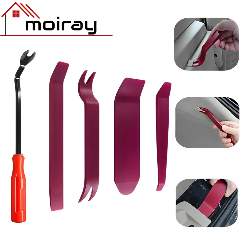 Auto Door Clip Panel Trim Removal Tools Kits Navigation Blades Disassembly Plastic Car Interior Seesaw Conversion Repairing Tool