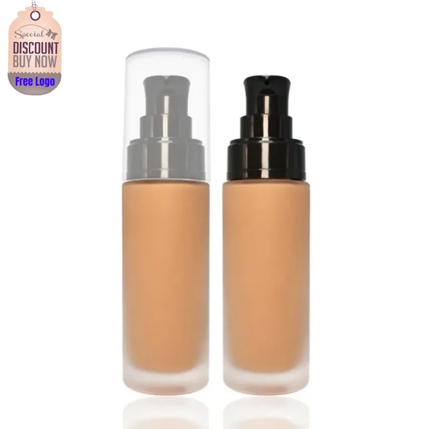 

Custom 10colors Liquid Foundation Long-lasting Moisture Brighten Whitening Cover Dark Circles Full Coverage Face Makeup Bulk