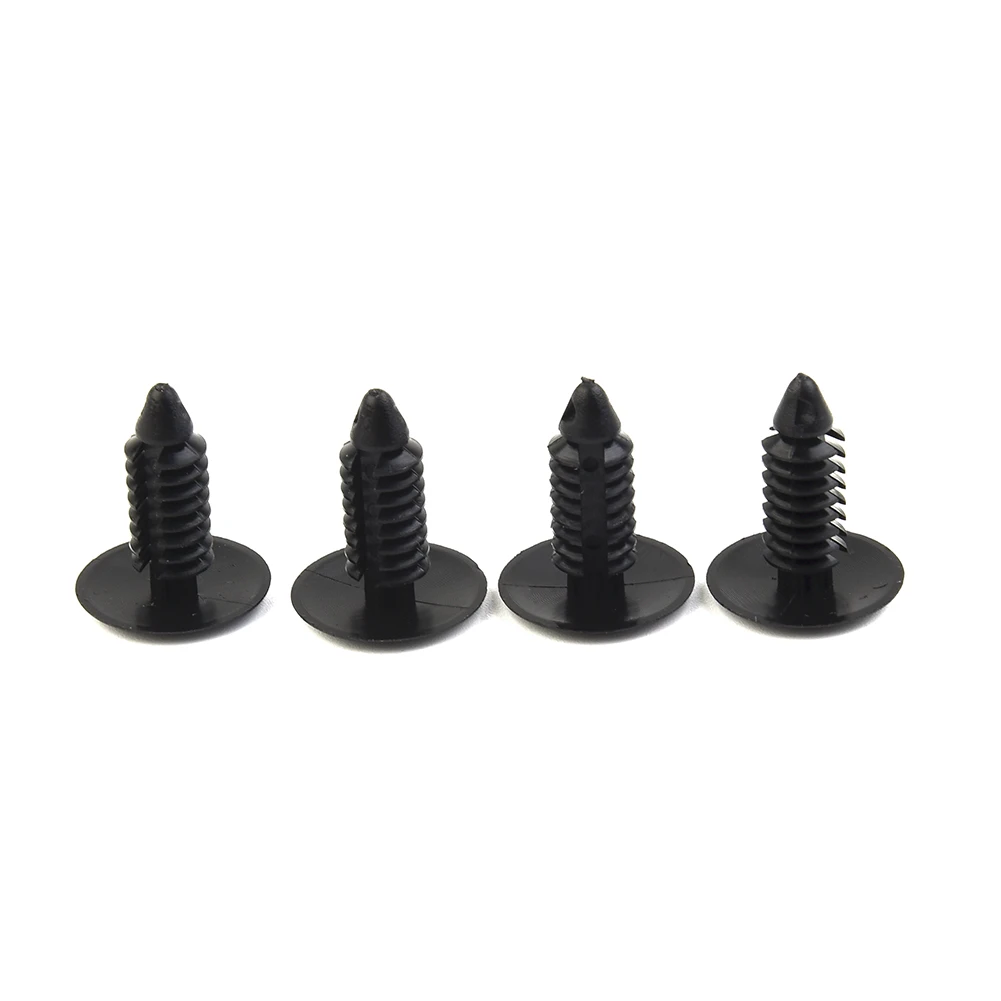 Keep Your Car Looking with Our 4 Pieces of High Quality Black Bumper Plugs Clip for Front License Plate Holes Cover