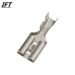 100Pcs 9.5 Plug Voorjaar Terminal DJ621-E9.5x1.2C Auto Hoge Huidige Terminal Blok Rechte Plug Prikkeldraad