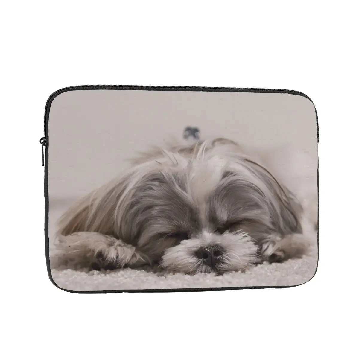 Shih Tzu Sleeping Notebook Laptop Bag Case Pouch 10 12 13 15 17 Inch For Macbook Air Pro Tablet Shockproof Case Bag