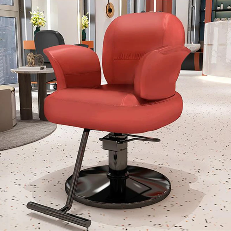 Hair Metal Barber Chairs Beauty Comfortable Aesthetic Vanity Stylist Barber Chairs Stool Silla De Barberia Luxury Furniture