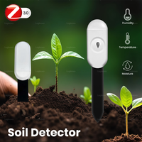Zigbee Smart Soil Tester Detector Humidity Temperature Moisture Sensor APP Monitor for Plant Garden Automatic Irrigation System