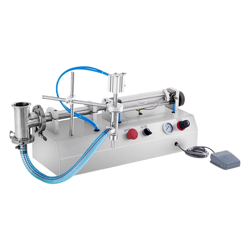 Pneumatic Liquid Paste Sauce Filling Machine with Adjustable Nozzle Sizes Agitation Function for Various Paste And Sauce Filling