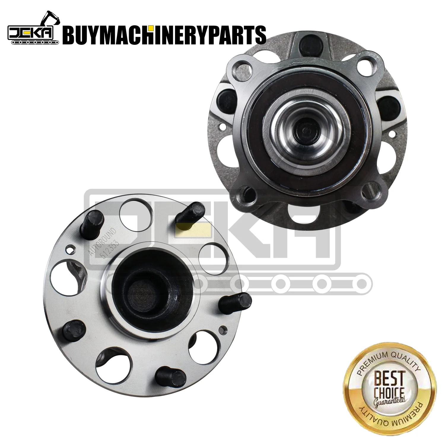 

2 Pack 512353 Rear Wheel Bearing and Hub Assembly Fit for Honda Accord 2008-2012, Acura TSX 2009-2014 5-Lug