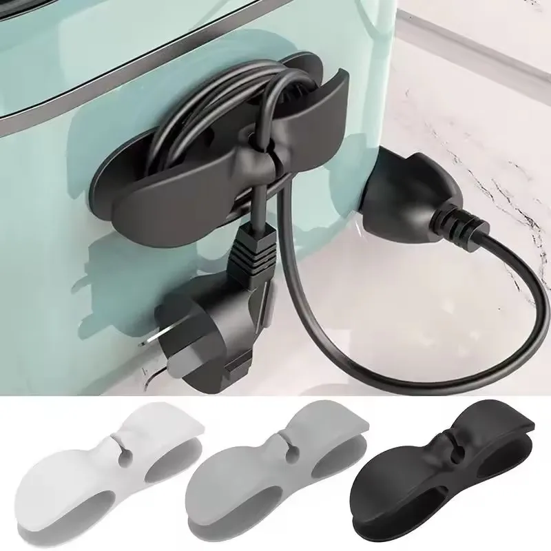 

Kitchen Storage Wire Winder, Household Traceless Plug Fixed Power Cord Organizer, Wire and Cable Management, Home Storage Tool
