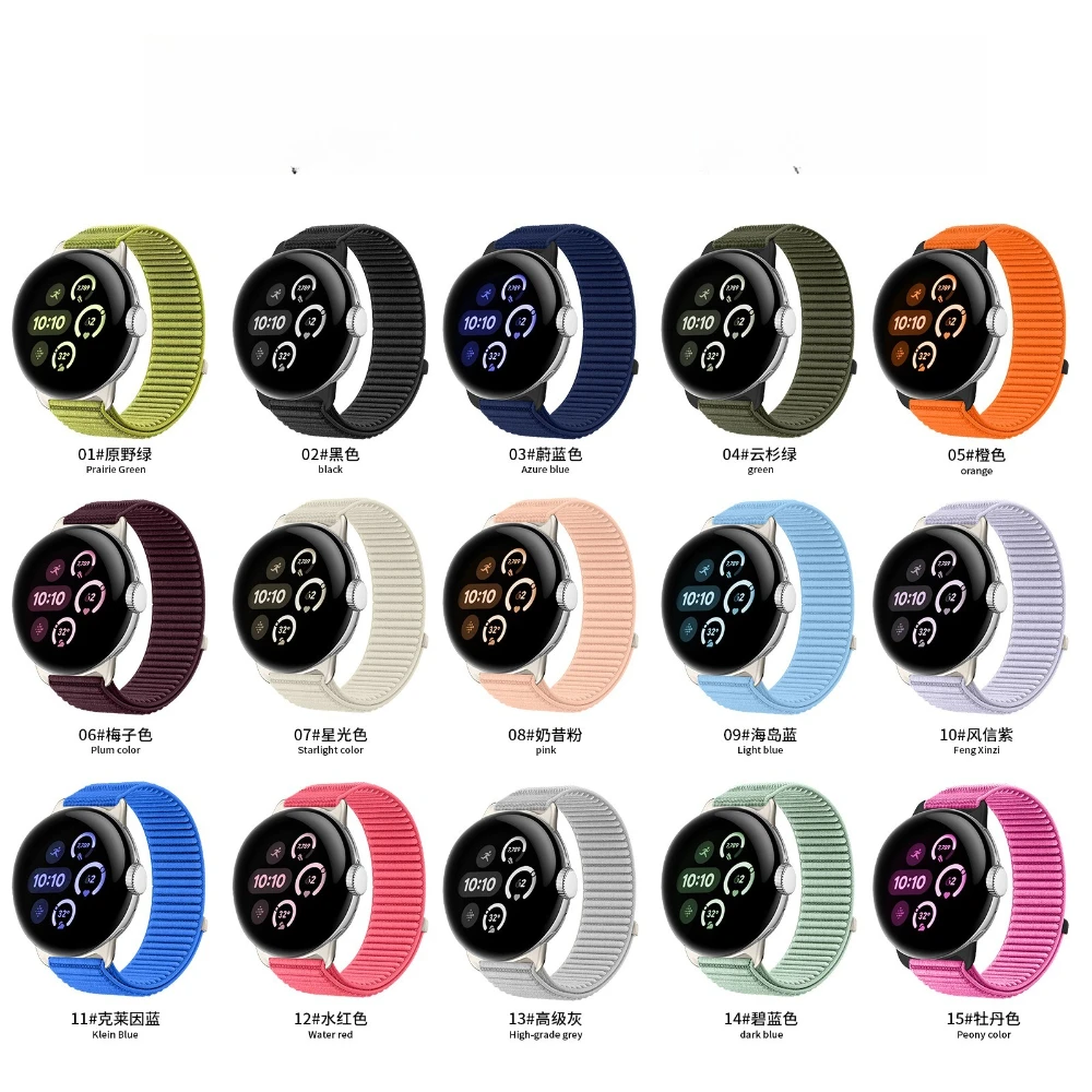 Band For Google Pixel Watch 4 3 45mm 41mm Watchband Nylon loop sport bracelet Wristband Google Pixel Watch 3 4 Strap Accessories