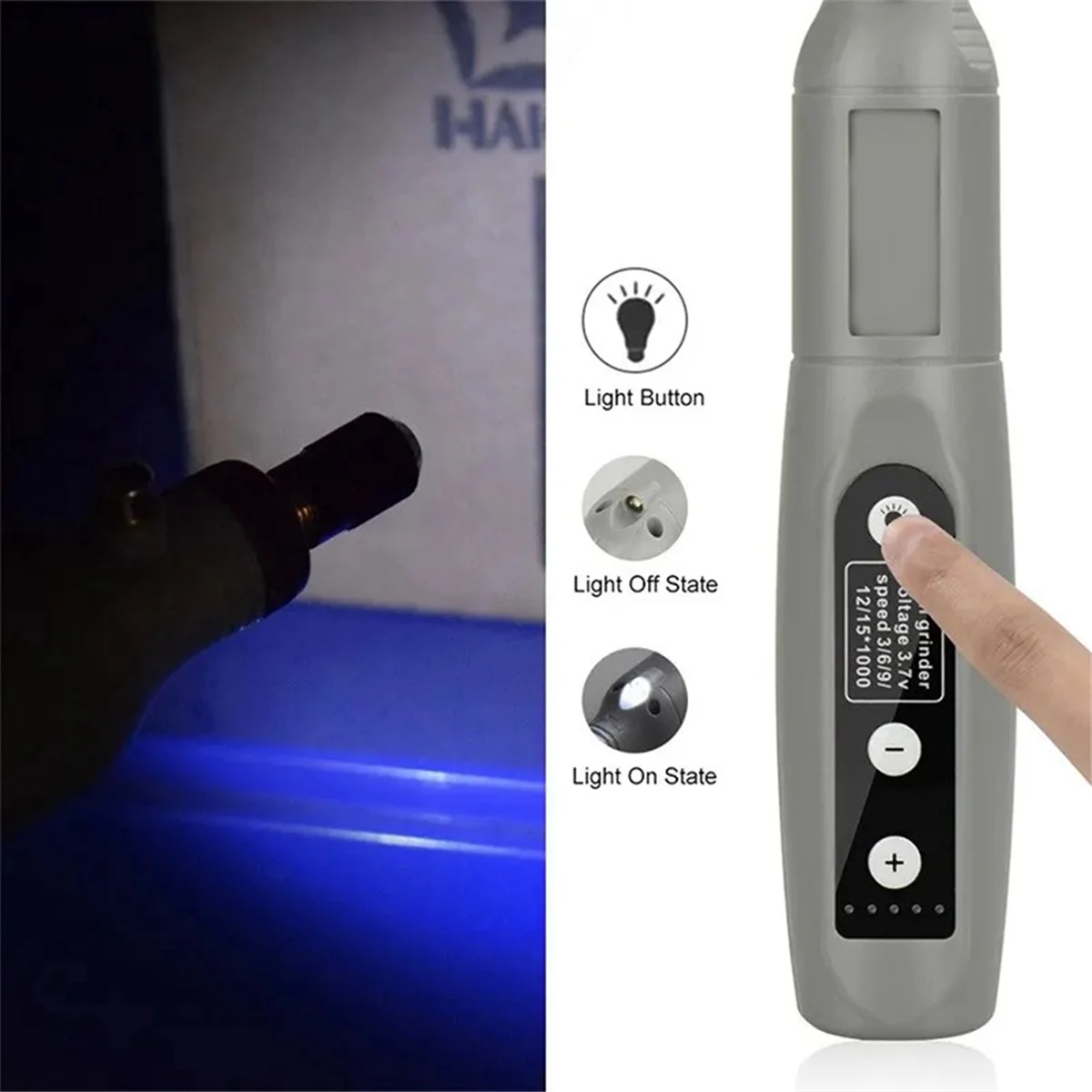 Беспроводной роторный мини-инструмент, 5 скоростей, 3,7 в