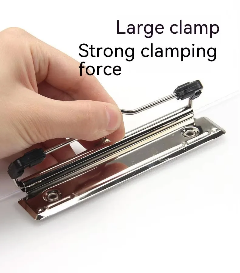 Papan Klip A4 A5 dengan Kait Plastik Papan Klip Folder File Tempat Dokumen Transparan Warna Permen Klip Papan Tulis Siswa