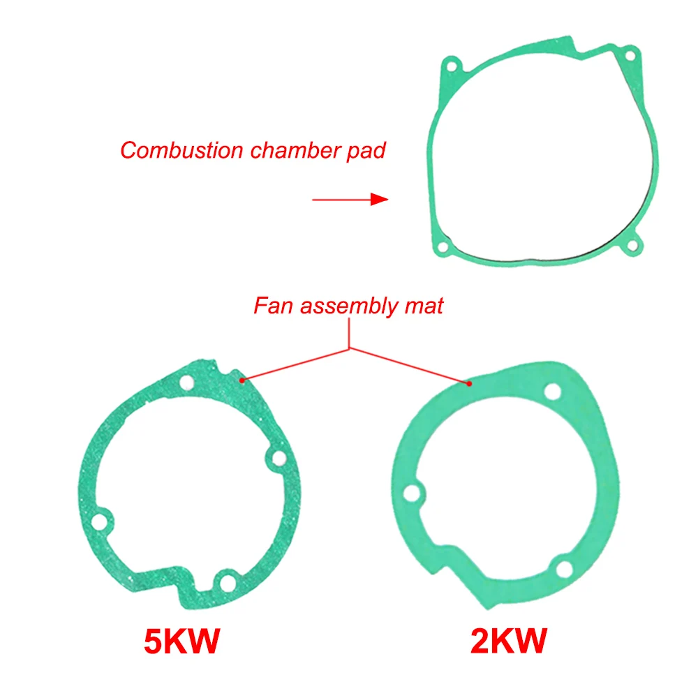 Pièces de chauffage diesel à air, bougie de préchauffage en céramique, souffleur de Eva, joint de soucoupe pour Webasto Eberspacher, voiture, camion, camionnette, bateau, 12V, 5KW