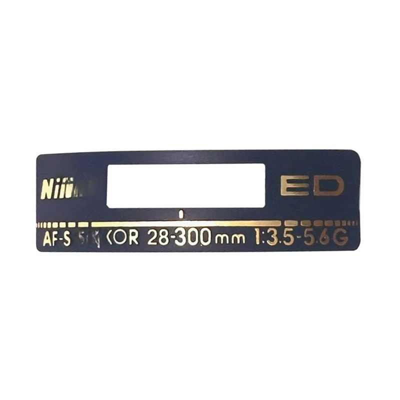 For Nikon AF-S 28-300Mm F/3.5-5.6G ED Lens Name Nameplate Logo Cover