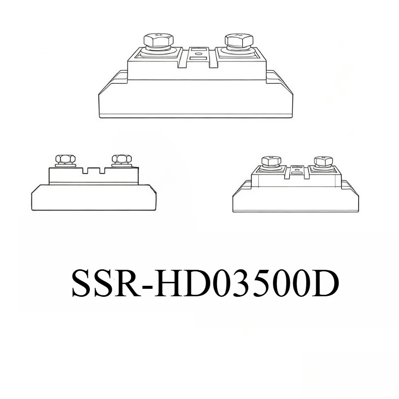 Original and brand new  SSR-HD03500D DC control DC solid state relay HD03600D 500A 600A 30VDC high power DC solid state module
