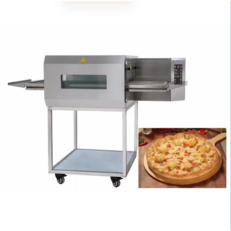 Kommerzieller, angemessener Preis, 32-Zoll-Backbetriebene elektrische Bandfördertofen für Pizza Maker, Bäckerei, Restaurantausrüstung