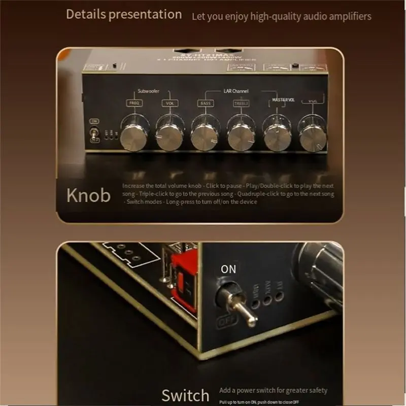 A25P Bluetooth Digital Amplifier Board 2.1 Channel Amplifier Board Bluetooth Power Amplifier Board