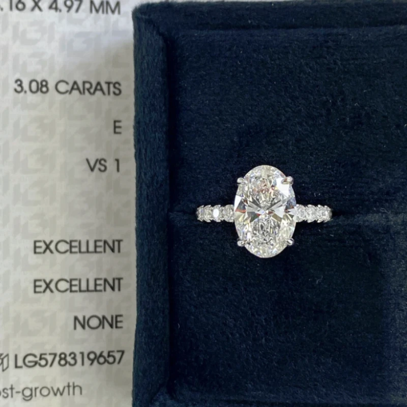 1CT Ovaler DEF VVS-VS Melee Laborgezüchtete Diamanten 1,5x2mm~5x7mm Kleine Lose Laborgezüchtete Diamanten Großhandel – Detail 14