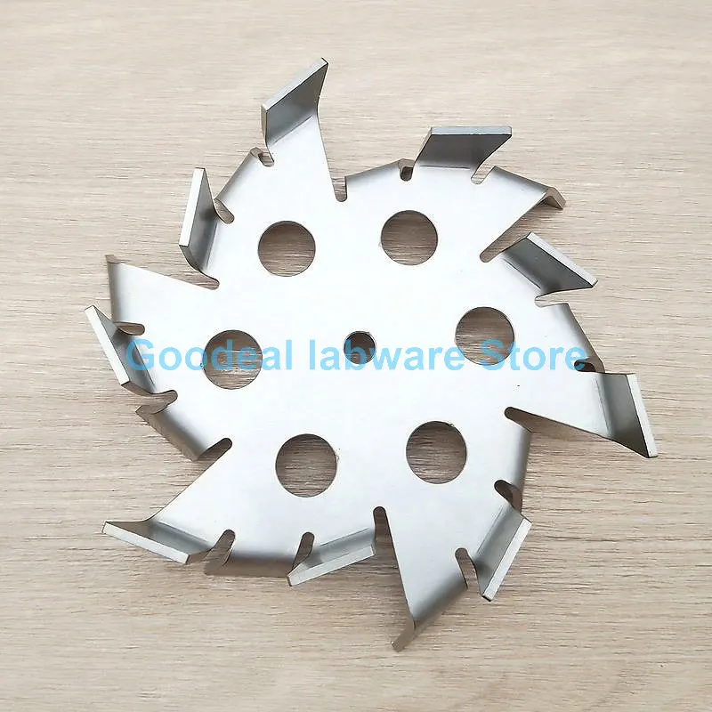 1pcs 304 Stainless Steel Serrated stirring plate with Deflector hole,Mixing high viscosity material Dispersion Plate