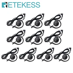 Retekess 10 pz 3.5mm F4510A / F4510B Ascolta Solo Auricolare Auricolare per Sistema di Guida turistica radio wireless T131 / T131S
