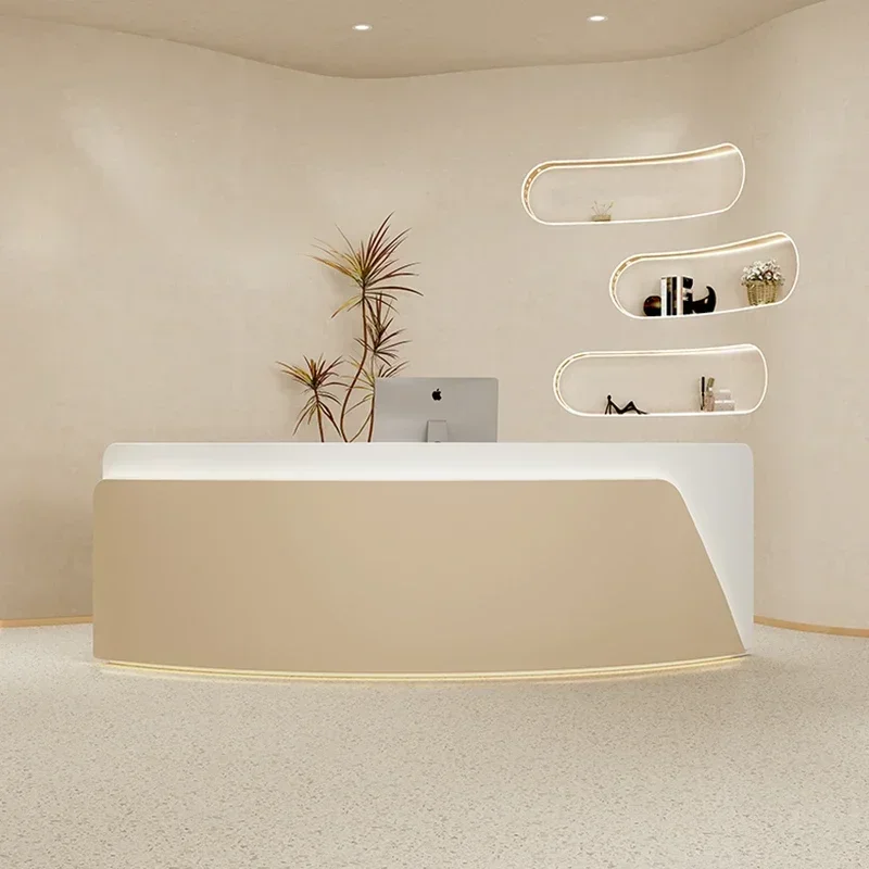 Display Reception Desks Counter Cash Register Customer Center Desk Atril Table Coffee Customer Empfangtheke Trendy Furniture