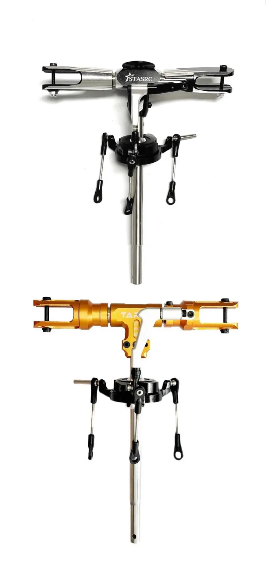 

2 Colors 500 DFC RC Helicopter Model Accessory Flybarless Main Rotor Head