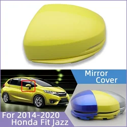 Rearview Mirror Shell Cap Cover For GK5 Honda Fit Jazz 2014 2015 2016 2017 2018 2019 2020 Wing Side MIrror Lid Housing Painted