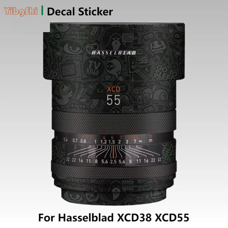 For Hasselblad XCD38 XCD55 Lens Sticker Protective Skin Decal Vinyl Wrap Film Anti-Scratch Protector Coat XCD 38V 55V 2.5 F2.5V