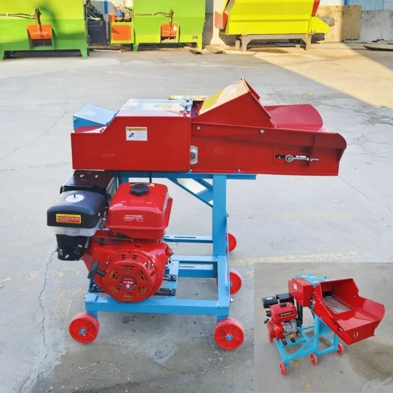 Livestock Feed Forage Grass Chopper Machine Silage Cutter Straw Crusher Chaff Cutter Machine for Animal Feed Farm