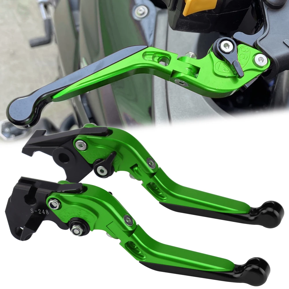 Fit For Kawasaki Ninja Z1000 1000SX Z1000R Z1000SX Ninja1000 2017-2020 Z900RS ZX-6R ZX6R ZX636 2021 Folding Brake Clutch Levers