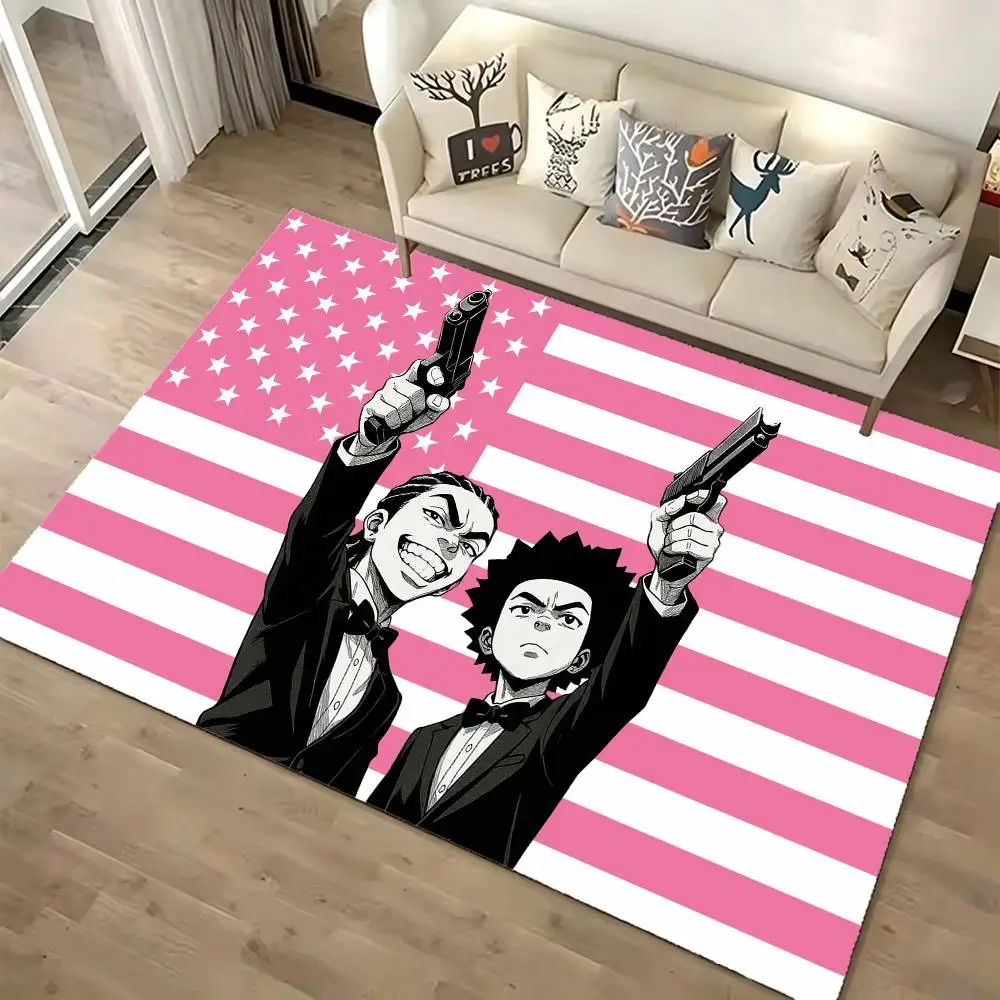 Anime The B-Boondocks Floor Mat Rugs Soft Bedroom Floor Anti-skid Household Carpets