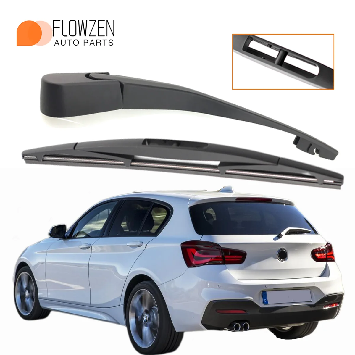 Für BMW 1er F20 F21 116i 118i 2011-2019 Auto-Zubehör Heckscheibenwischer Arm und Wischerblatt Set