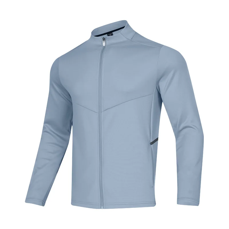 Chaqueta cálida de entrenamiento transpirable Simple de Color sólido que combina con todo para hombres y mujeres, pareja de Deportes de otoño e invierno