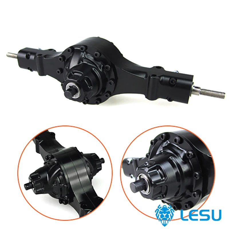 

LESU Metal Rear Axle 1/14 Tamiyay Model RC Tractor Truck Car Part DIY Q9024 Outdoor Toys TH02073