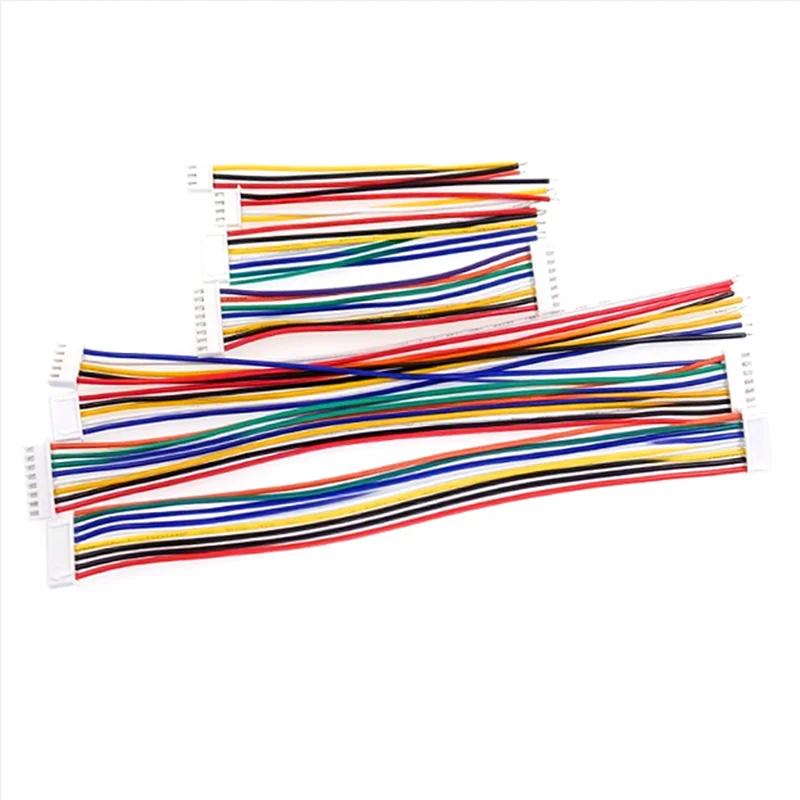 5PCS XH2.54 Single-ended double-ended terminal wire 2P3P4P5P6P7P8P10P12P 10/20/30/40/50/60/100cm 1007-22Number Wire