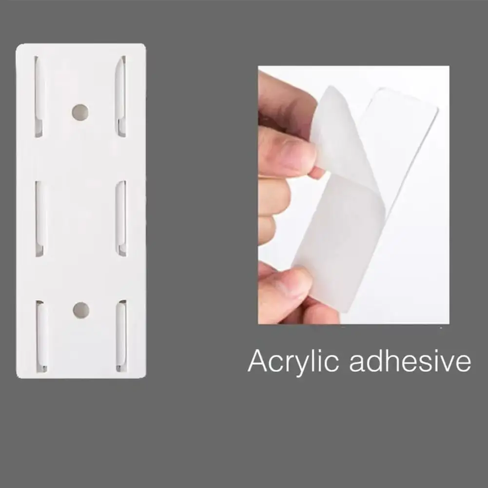 المقبس المثبت قوية Traceless الحائط التوصيل المثبت ملصق ذاتية اللصق سطح المكتب معلقة قطاع الطاقة منظم الكابلات #2