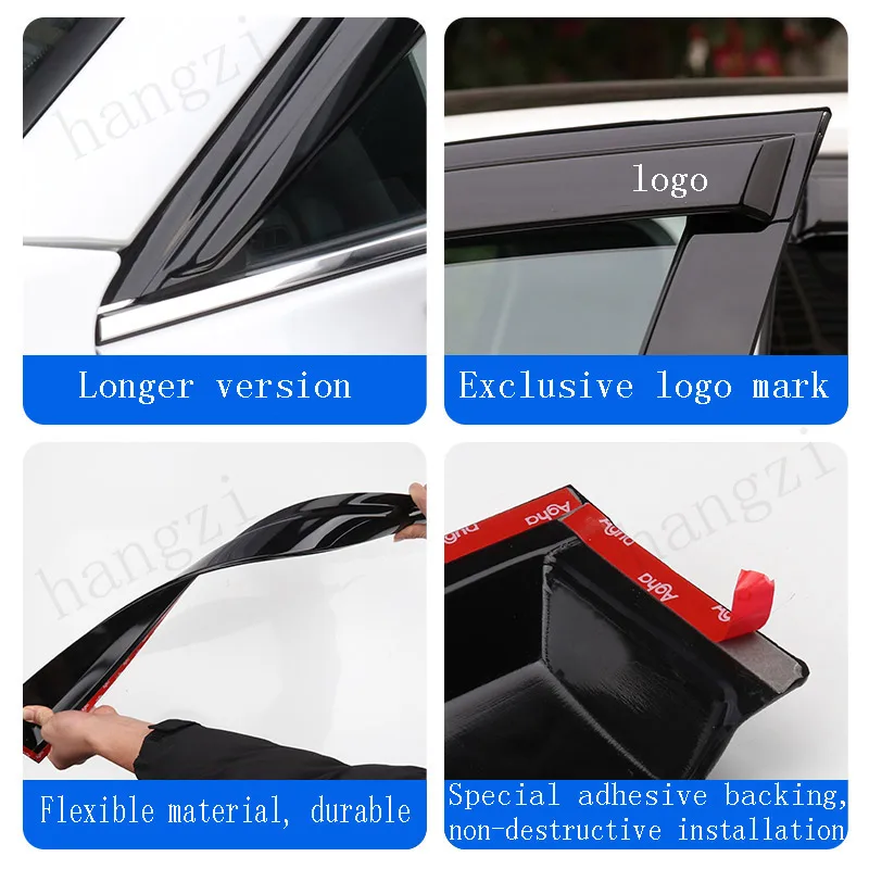 For Toyota HARRIER window rain cover HARRIER side windows (awning and canopy) 2022 edition models