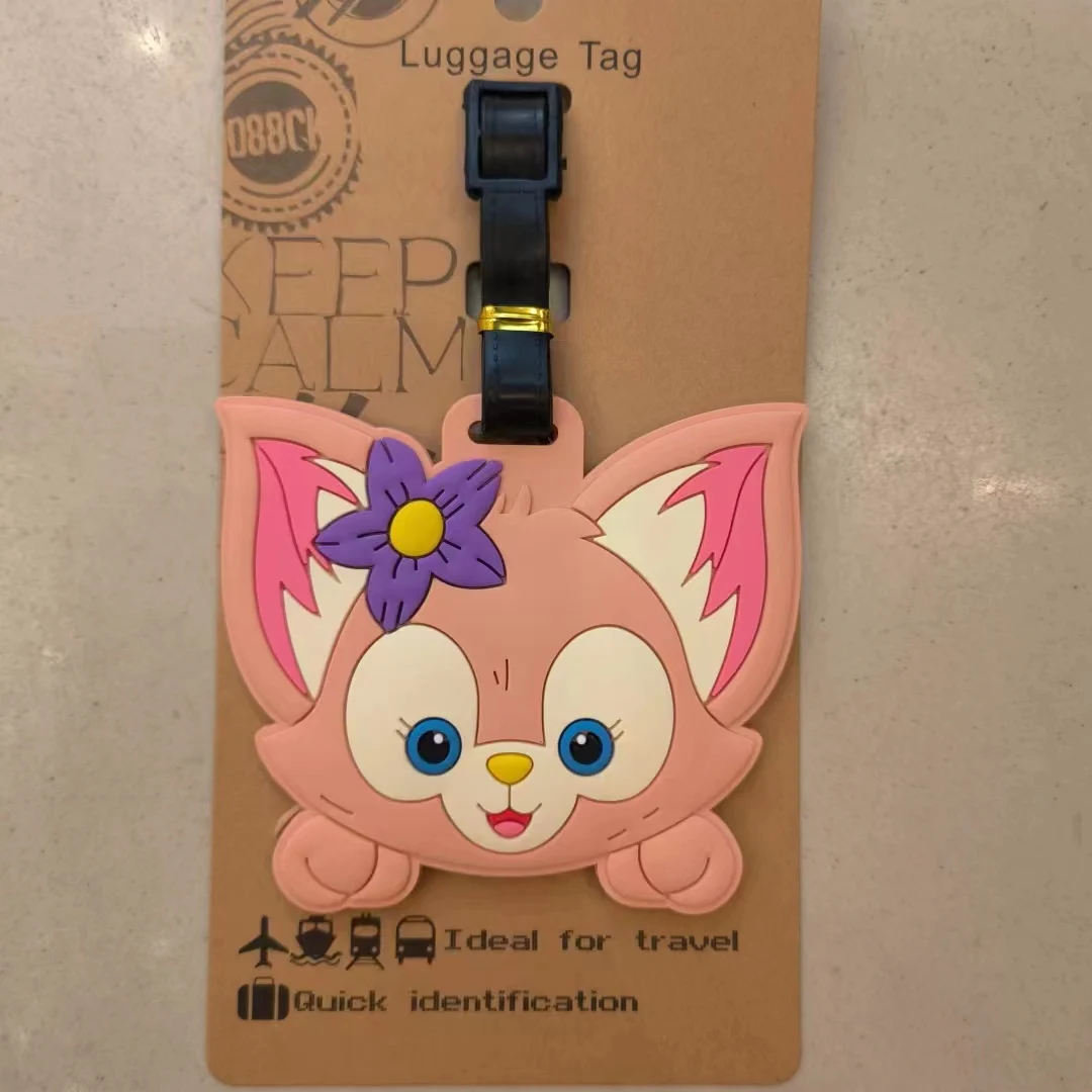 Lovely Cute Bear Luggage Tag Travel Accessories Cartoon Suitcase Baggage Portable Label Wholesale