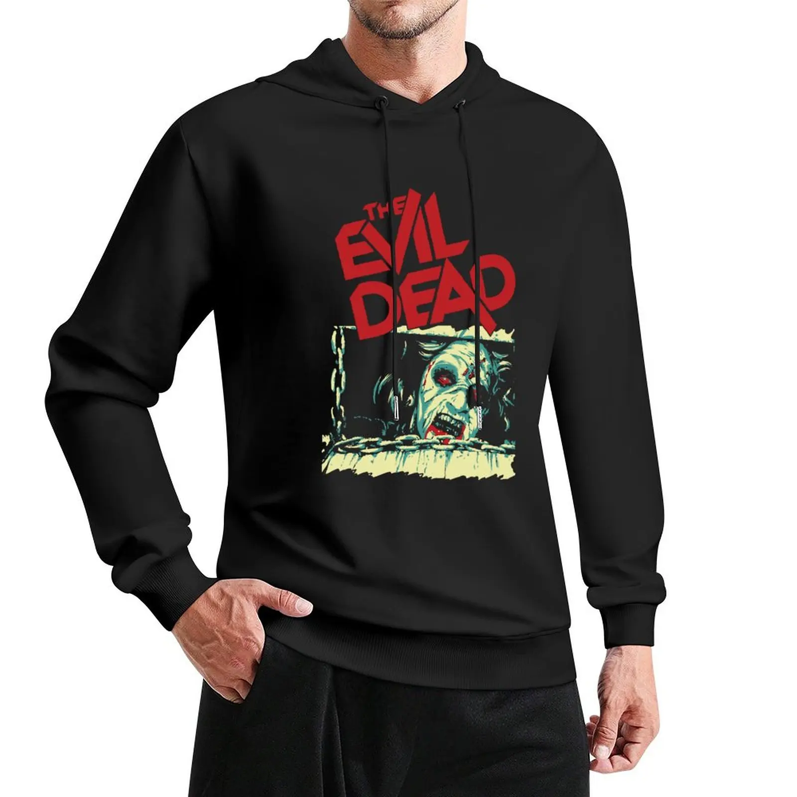 

Halloween Movie Evil Dead Pullover Hoodie autumn winter clothes men's sweat-shirt set japanese style new hooded tee
