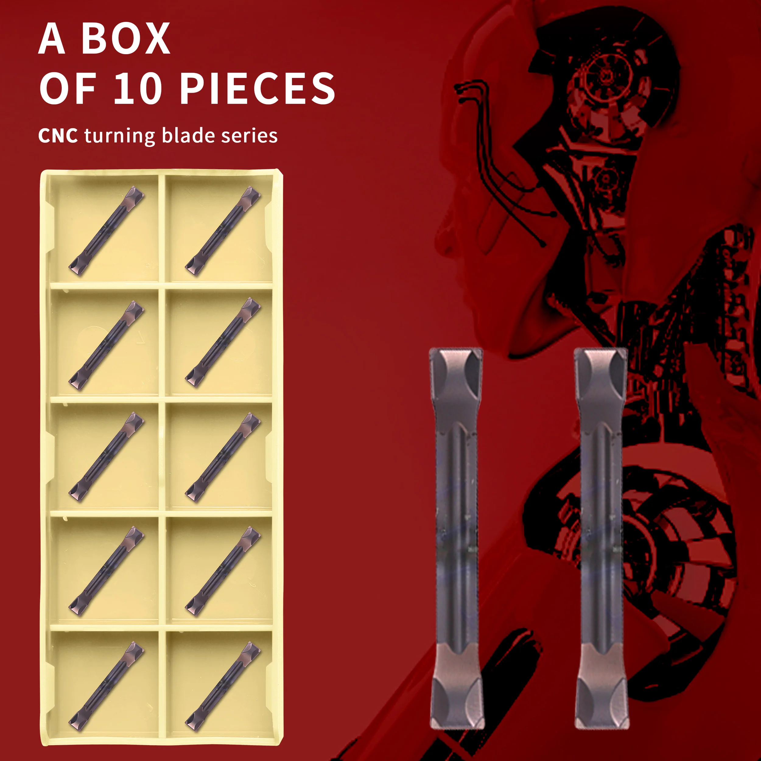 10 pz MGMN300-H NK9018 MGMN400 tornio CNC lavorazione scanalatura lama inserto in metallo duro può taglio trasversale buona versatilità sgrossatura