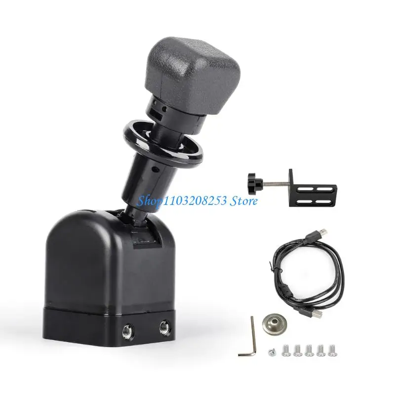 

R6FA Plug Play USB Handbrake для симулятора грузовиков высокий датчик отклика металлические гоночные аксессуары