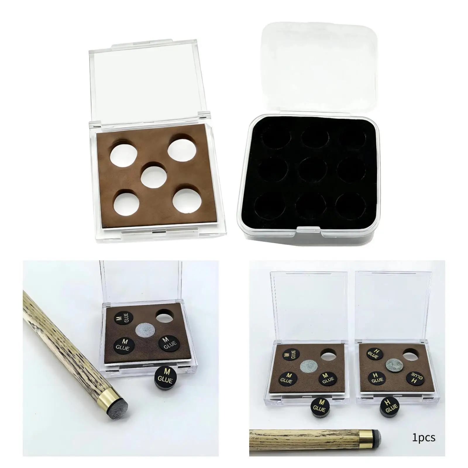 

Cue Ball Case Pool Ball Holder Acrylic Protective Cover Clear Travel Storage Box for Club Pool Home Use Travel Sport