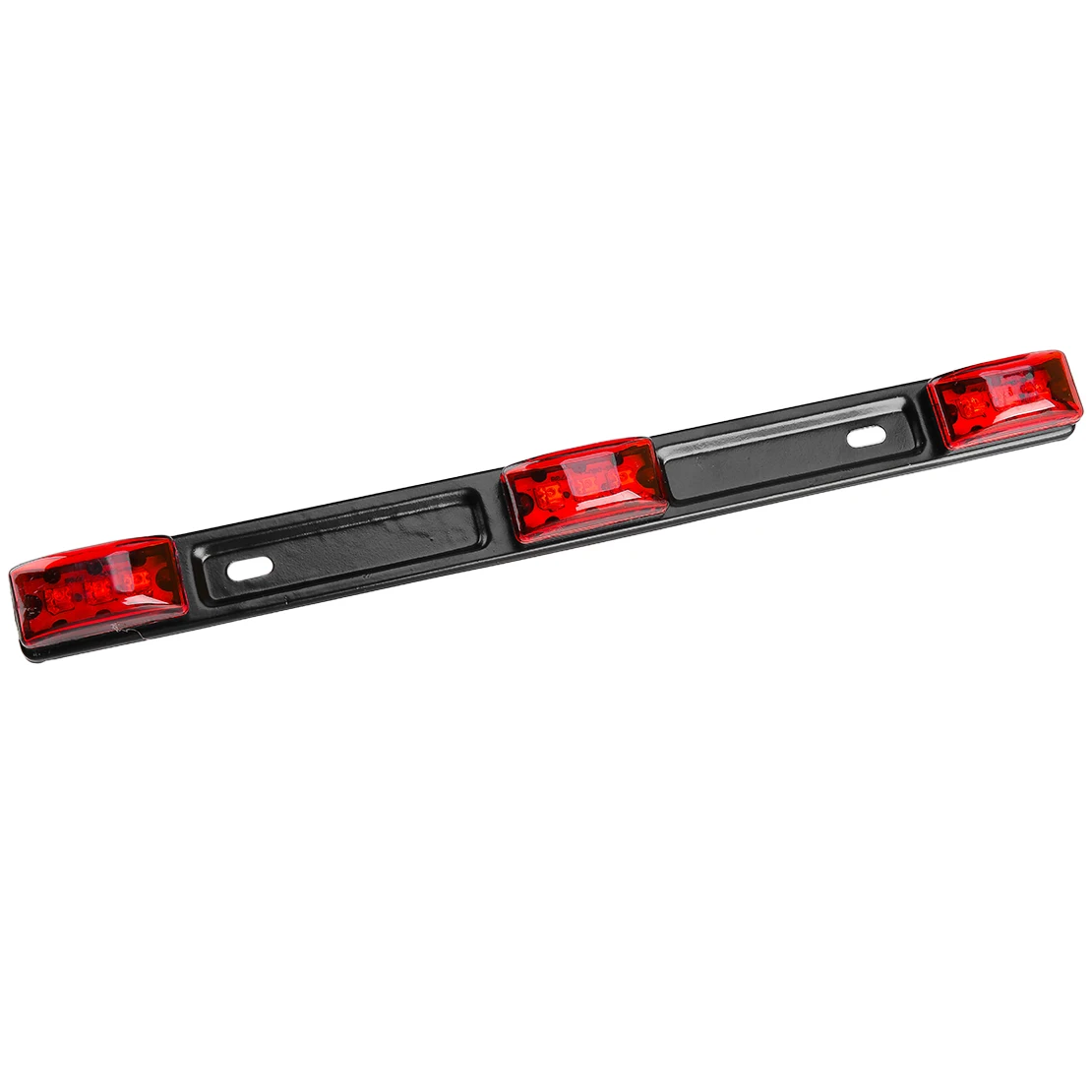 Stainless Red LED Rear Clearance ID Marker Light Bar Fit for Truck Trailer Pickup Boat Tail Lamp 12V 3W IP67