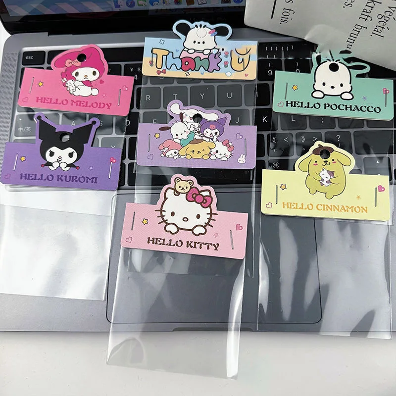 Cartoon Hello Kitty Kuromi Cinnamoroll Packing Bag Kawaii Anime Hair Accessories Jewelry Cookie Candy Sub Bottling Bags Gifts