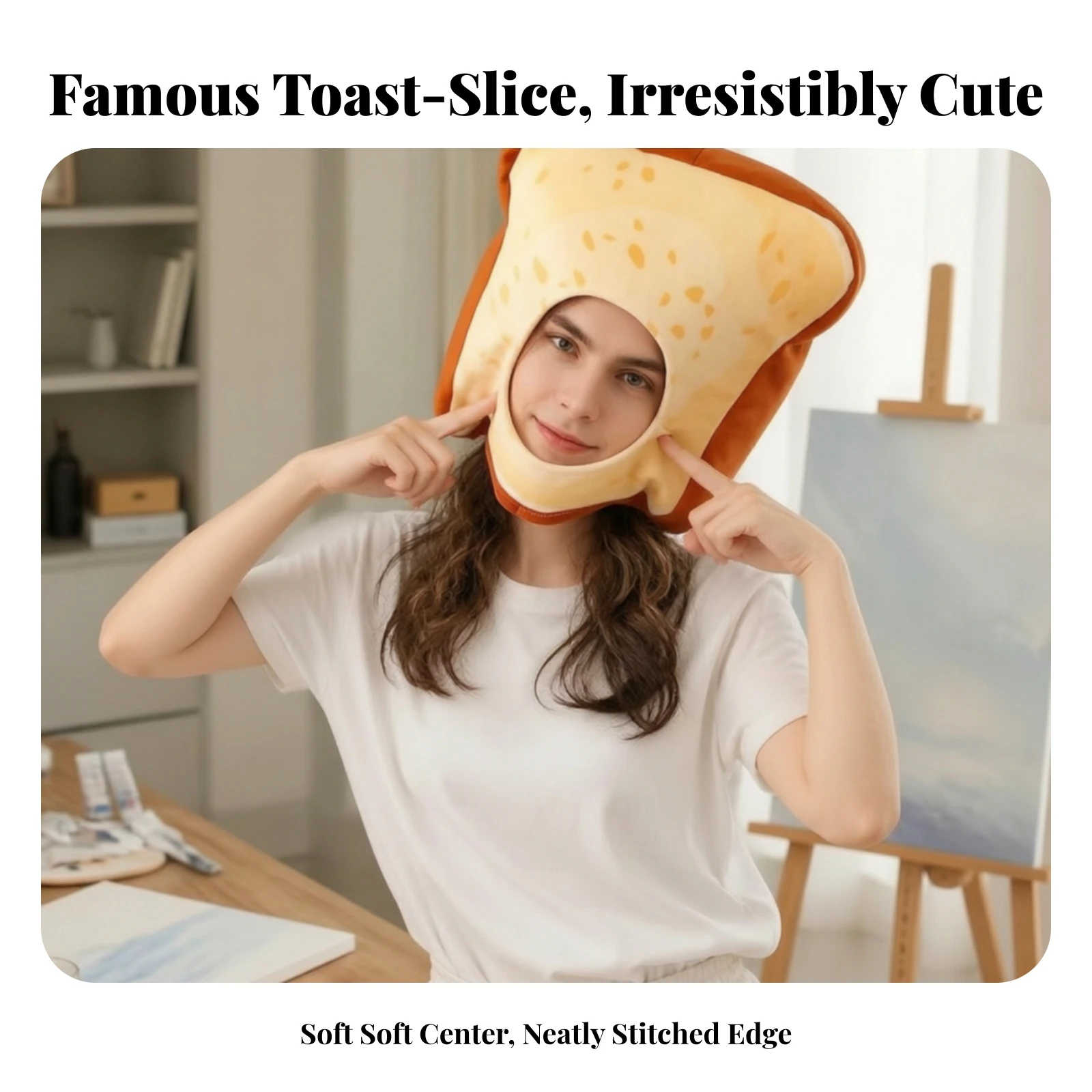 gorro-de-pan-suave-gorro-de-tostada-de-dibujos-animados-cubrecabeza-ligero-y-suave-para-cosplayers-cosplay-fiestas