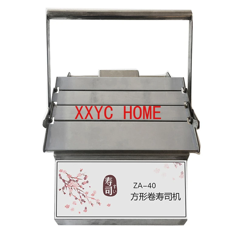 Automatic Stainless Steel Round Square Rice Roll Roller Making Machine Desktop Nigiri Sushi Making Robot Machine