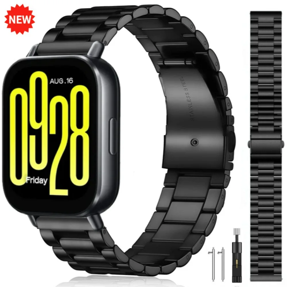 

20mm 22mm Metal Strap for Redmi Watch 5 Lite Stainless steel Bracelet Belt for Redmi Watch 5 Active Sport wristband Accessories