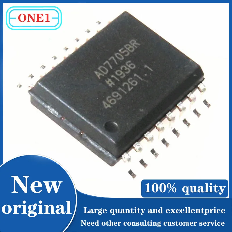 

5PCS/lot AD7705BRZ AD7705BR AD7705 IC ADC 16BIT SIGMA-DELTA 16SOIC IC Chip New original