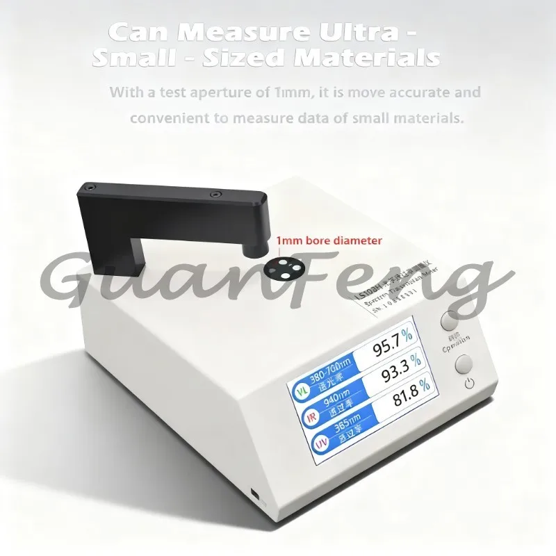LS108 Transmittance Meter, 430nm Blue UV400 and VLT Transmittance Tester, 395nm Purple Light
