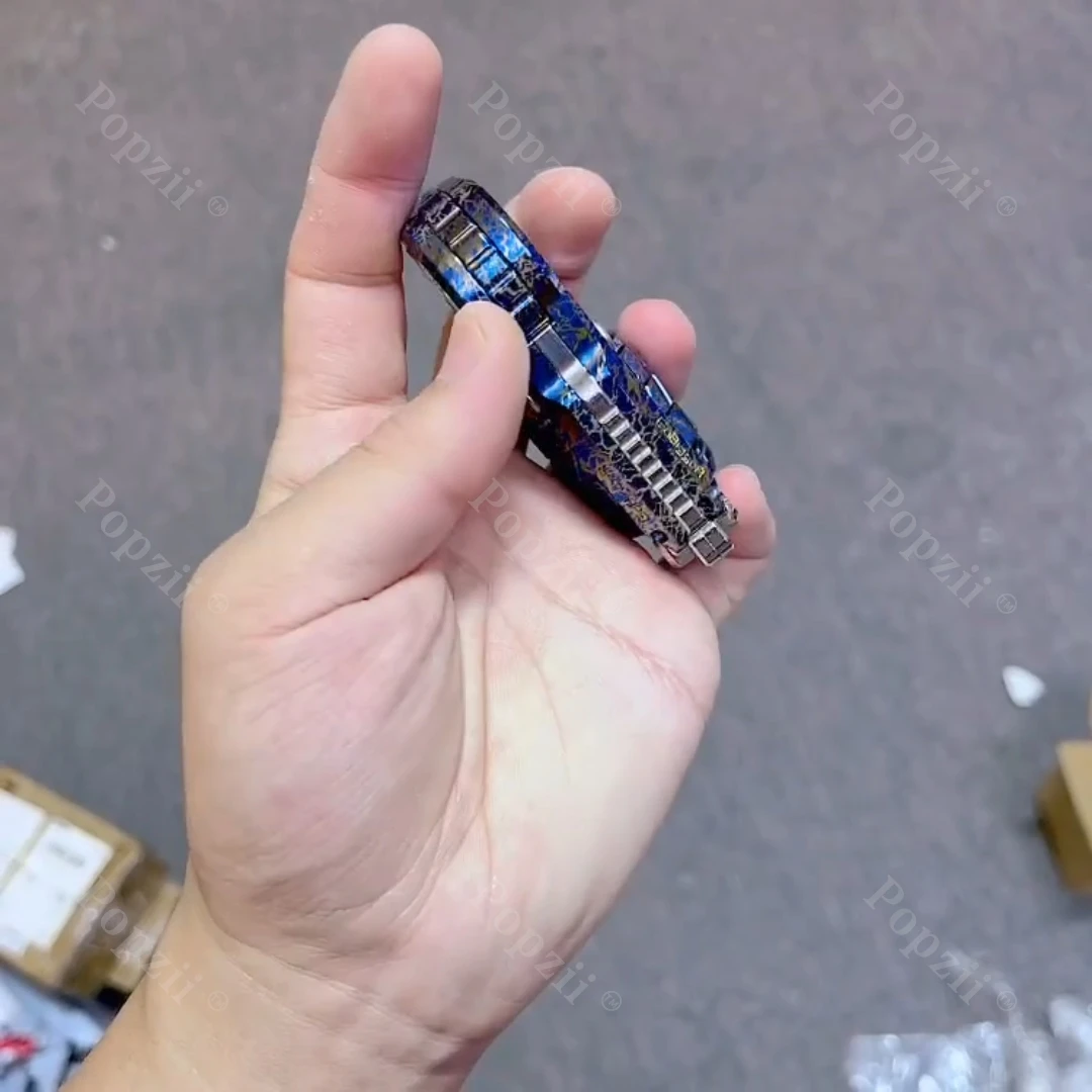 GoBiggeR Storm Titanium Multifunktionales Verbundspielzeug Push Slider EDC Mechanischer Fingerring Multifunktionales Stressabbau-Spielzeug