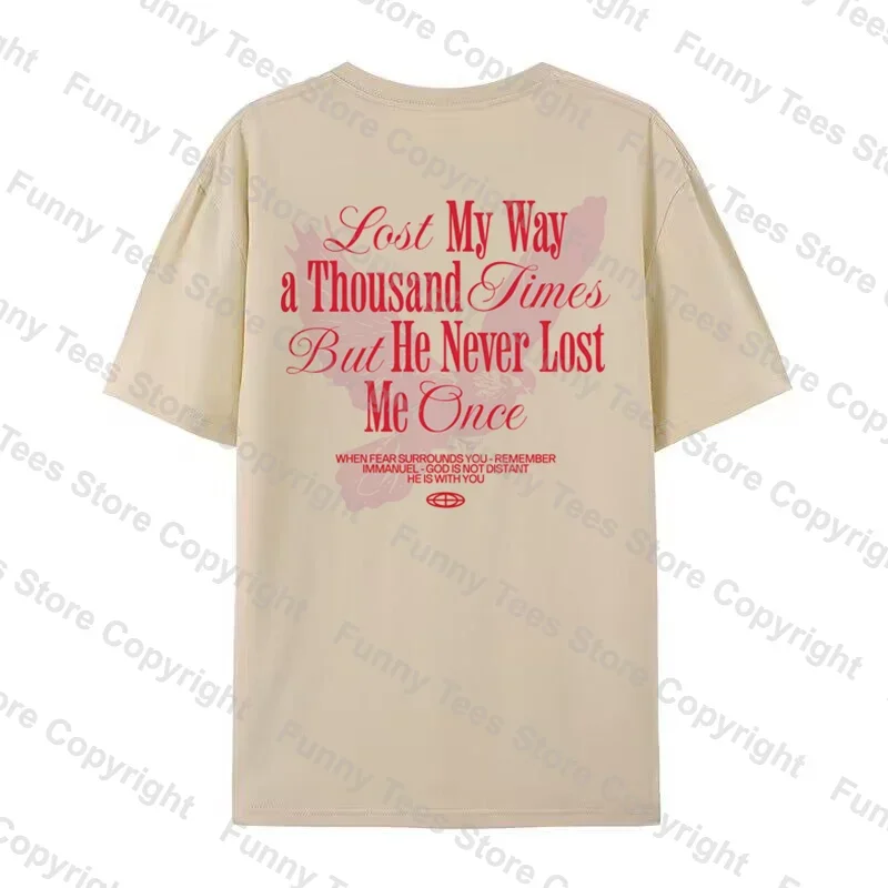 Christian Streetwear T-Shirts for Men Women Retro Aesthetic Bible Verse T Shirt Oversized Cotton Jesus Faith Tee Religious Gifts view 2