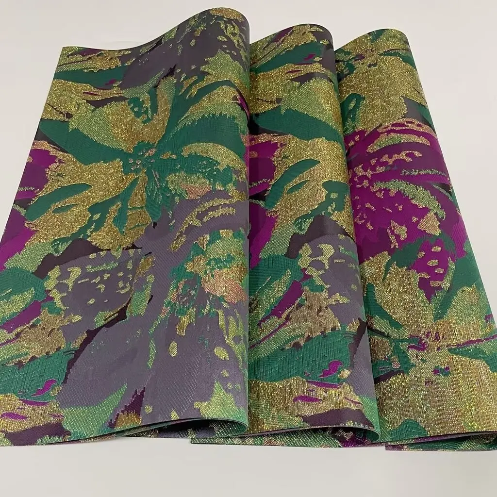 Elegant African 3D Multi Sego Headtie Headscarf 2pcs/Bag Nigeria Damask Sego Head Wrapper For Wedding ASO EBI