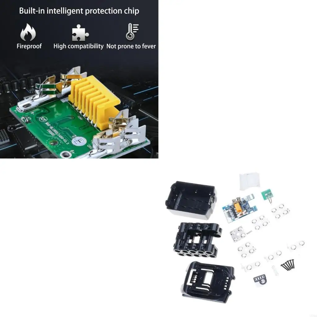 

Замена аккумуляторных корпусов для корпуса для батареи BL1830 18V аккумулятор с полной защитной платой платы печатной платы.